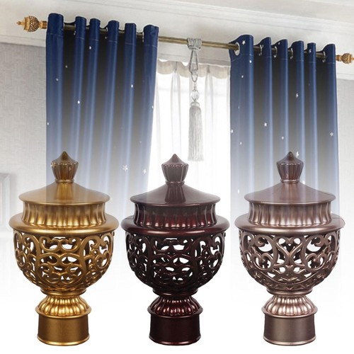 2pcs curtain rod - 2pcs, cap