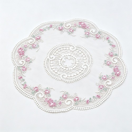 French floral pattern lace - french,