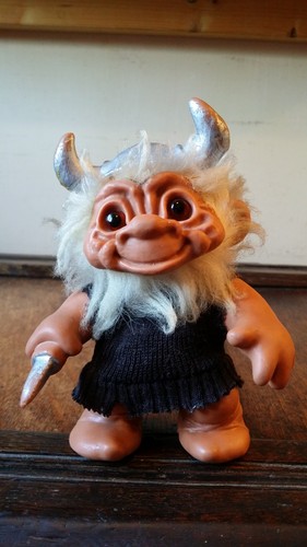 1965 viking warrior troll - viking, doll