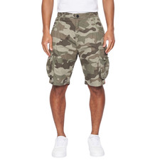 Mens Shorts Camo Cargo Cotton