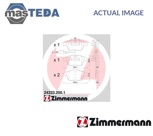243332001 brake pads - brake, set