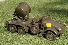 HAUSSER  SEARCHLIGHT  TRUCK . Nr 743/N, sheet metal, clockwork/electric. RARE!