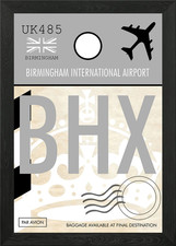 BIRMINGHAM BHX AIRPORT Framed