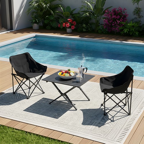 Folding camping table - folding,
