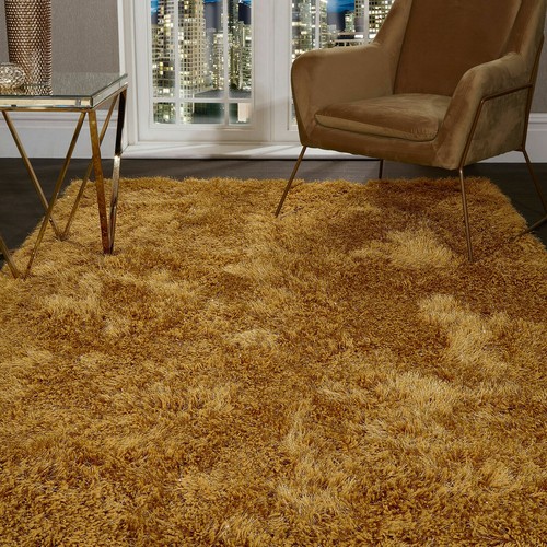 5cm ochre yellow shaggy - 5.5cm,