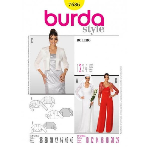 Burda sewing pattern 7686 - pattern,