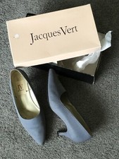 Jacques Vert Metallic grey Stiletto Shoes size 5 1/2 (39)