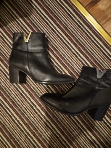 Moda pelle black ankle - in,