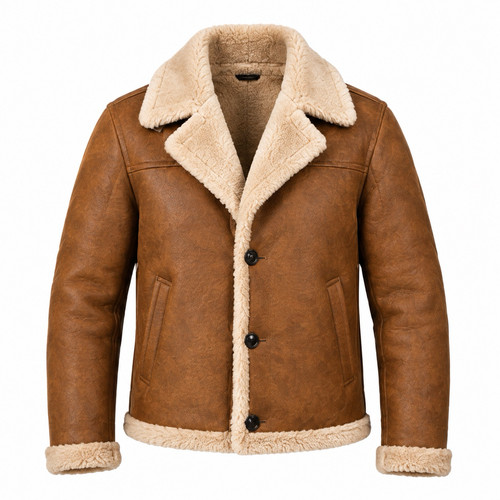 Men raf waxed - men’s, brown