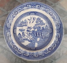 Antique Willow Pattern deep