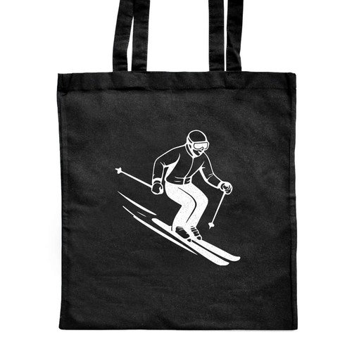 Skiing person shopping - 'skiing, tote