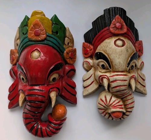 Colourful hand carved - 2,