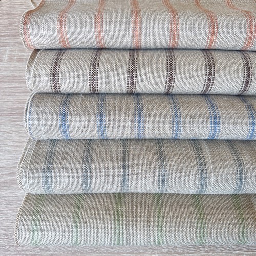 Rustic stripe 100 linen - rustic,