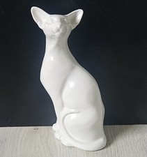 Vintage White Cat Figure Paul