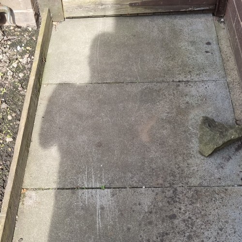 Used old council paving - council, slabs