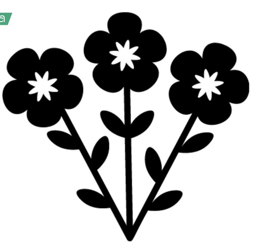 Flowers vinyl decal sticker - flowers,