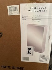 John LewisWhite Gloss Single