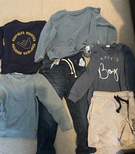 H&m blue Boys Bundle Of Clothes 24-36 Months 2-3years old jumper jeans short X6