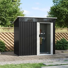 6 x 4ft Garden Shed Metal Pent