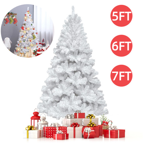White christmas tree - white,