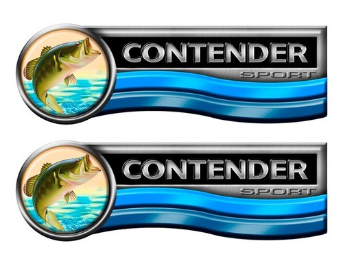 Contender sport sticker set - contender,