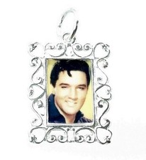 STERLING SILVER ELVIS PHOTO