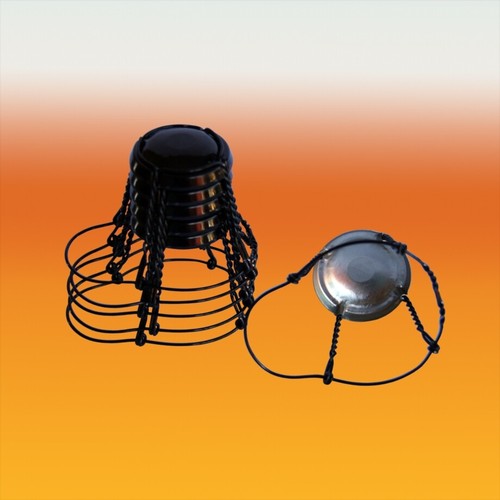 Champagne wire cages pack of - champagne,