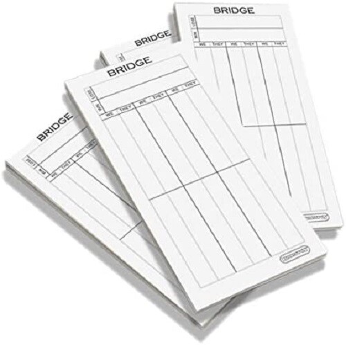 Brimtoy bridge score pads - bridge,