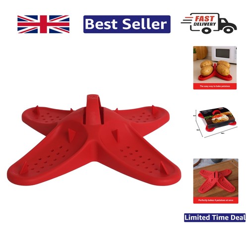 Effortless potato cooker red - cooker,