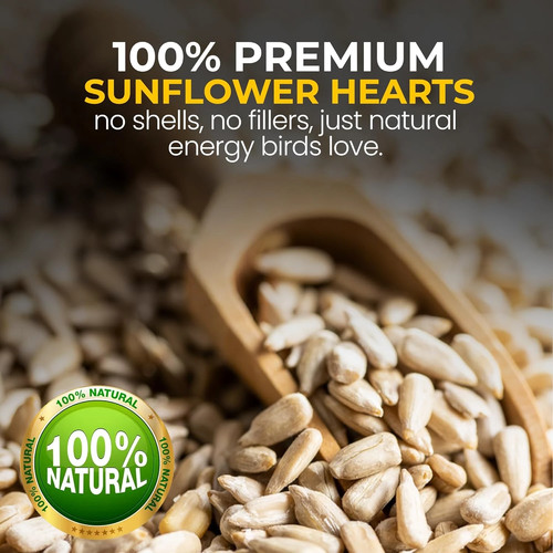 Sunflower hearts 1ltr wild - hearts,