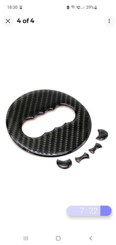 Carbon effect steering - steering, wheel