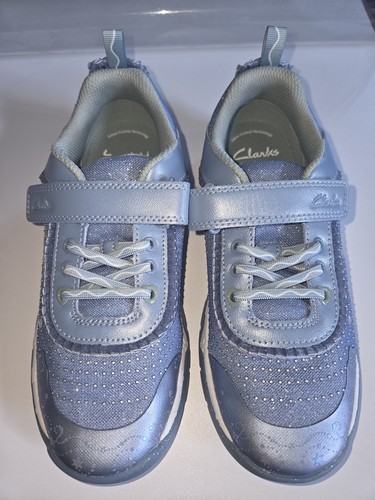 Clarks girls trainers blue - clarks,