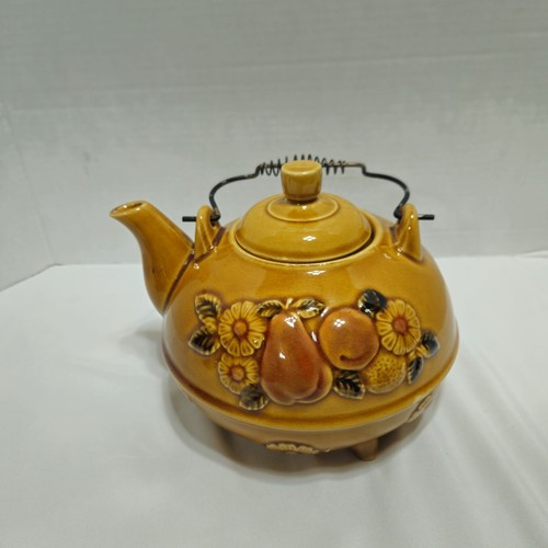 Teapot fall harvest fruit - teapot, dark