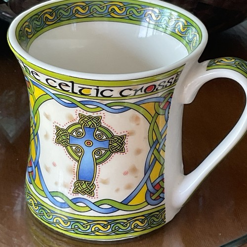 Irish weave bone china mug - irish,