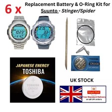 6 X Battery Kit for Suunto Stinger/Spider Dive Computer – Fast Free P&P