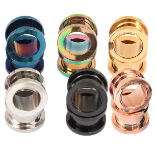 Ear flesh tunnel - ear, plug
