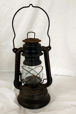 Antique  vintage Gremlin  Hurricane oil Lamp Lantern Made In England Rustic