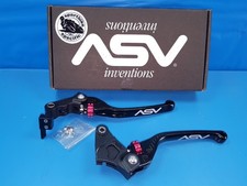 ZX-10R 2006-15/ZX-6R ZX-636R 2007-18 ASV F3 Clutch & Brake Levers Black Regular