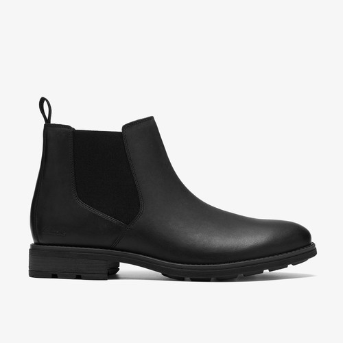 Clarks mens emmet black - emmet, go