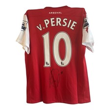 Robin van Persie Signed Shirt EXACT PROOF JERSEY ARSENAL 10 11