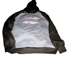 Scania logo hoodie XL 44" chest, workwear/trucking/leisure black /grey new