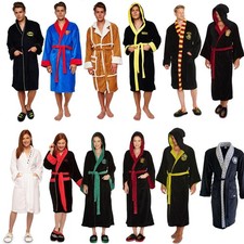 Character Dressing Gown Robe Mens Ladies Official Fleece Bathrobe 