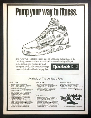 1991 reebok the pump - 1991, "the