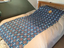 African Geometric Wax Print Polycotton Fabric - Super Woodina - 45”x 92”