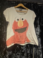 Love To Lounge Elmo Pajama Top UK 8/10 White