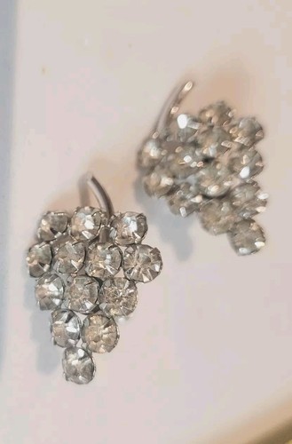 Vintage clear rhinestones - clear,
