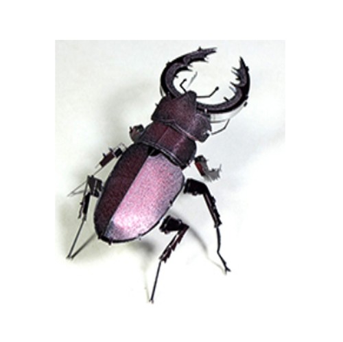 Metal model stag beetle - model,