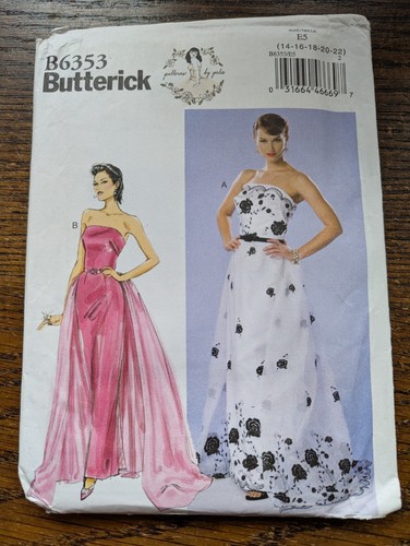 Uncut butterick b6353 size - butterick,