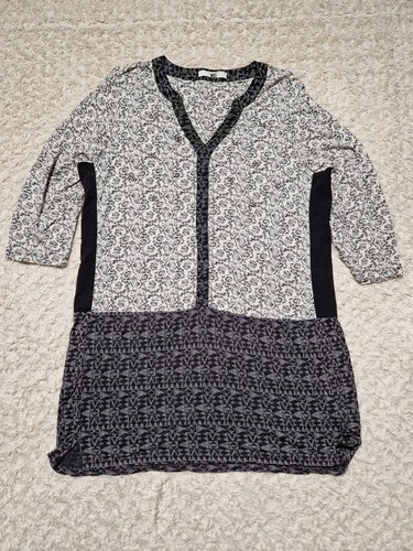 Next black white tunic - white,