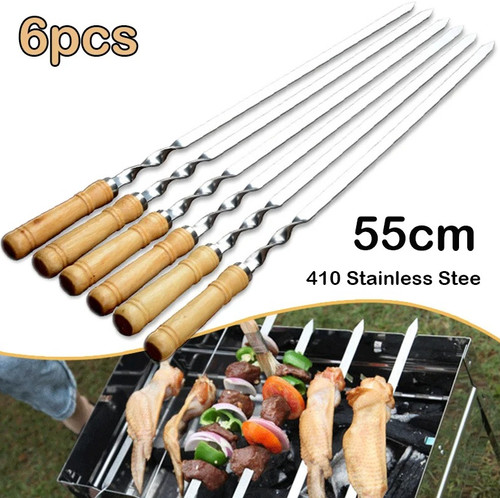 6pcs 55cm stainless - stainless, steel